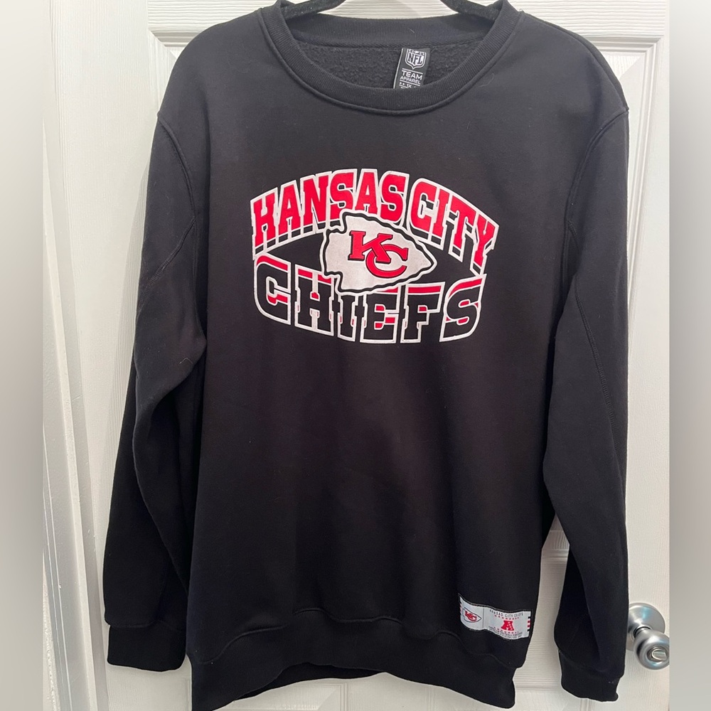 NFL Kansas City Chiefs Black Sweatshirt